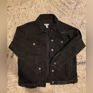 Forever 21 black jean jacket
